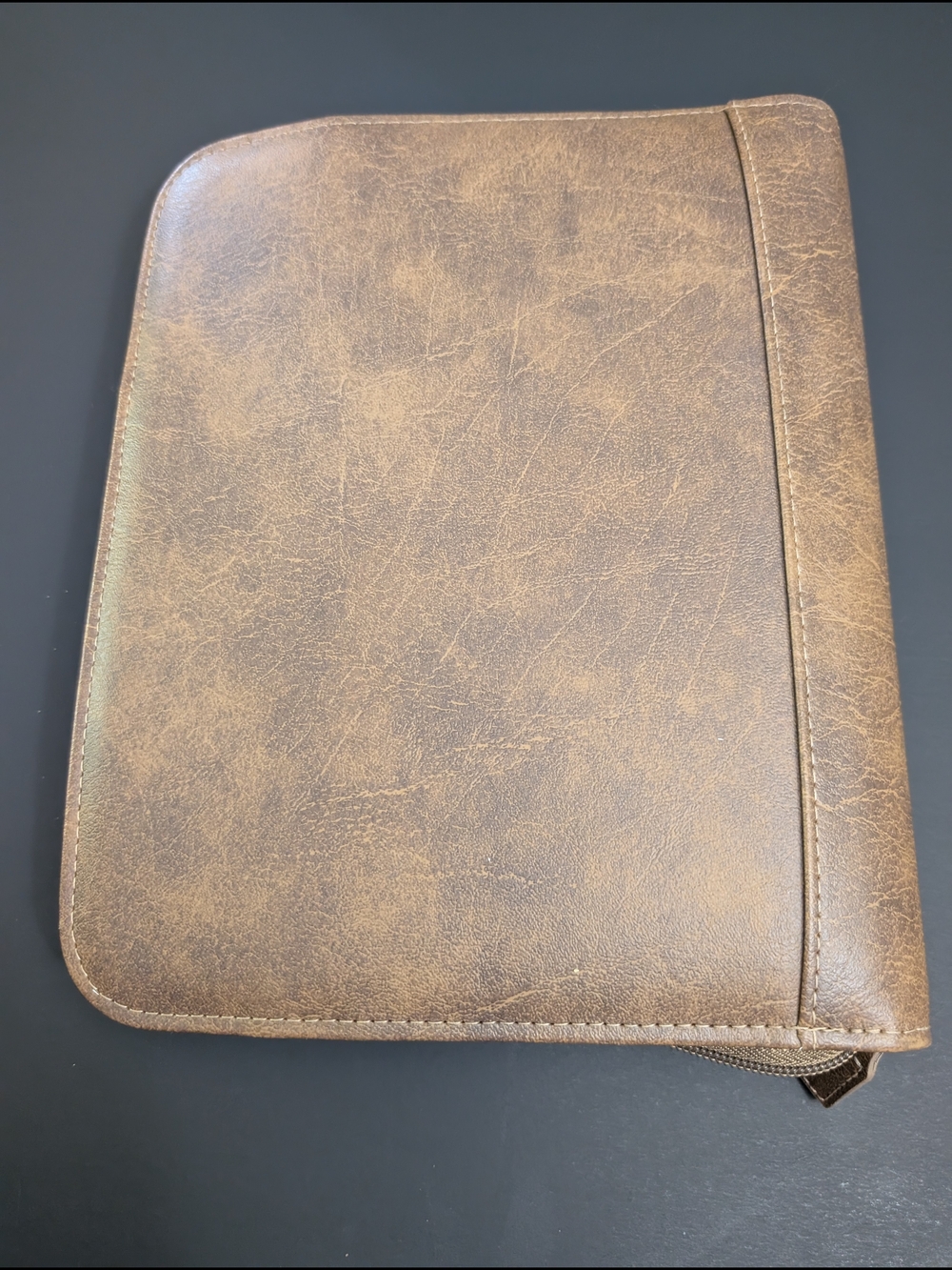 FranklinCovey Simulated Leather Planner Binder Distressed Brown 5-2026G - Picture 5 of 5